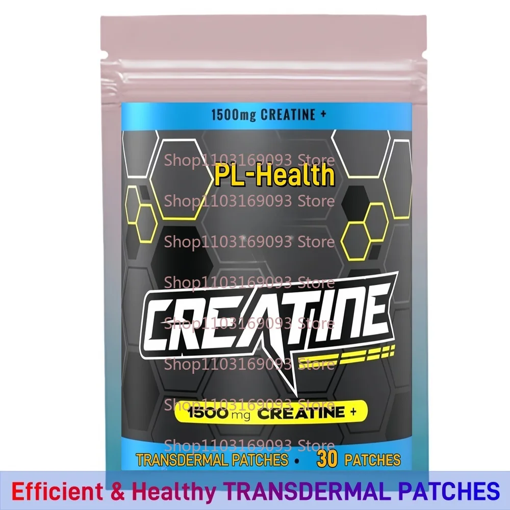 30 Patches  Creatine Transdermal Patches for Men & Women, Muscle Builder, Endurance, Strength