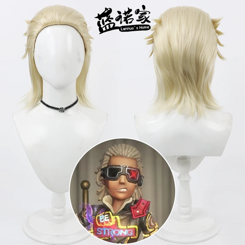 

Anime Identity V Neon Vanguard Cosplay Wig Halloween Carnival Party Props Synthetic Hair Heat Resistant Fiber + Wig Cap
