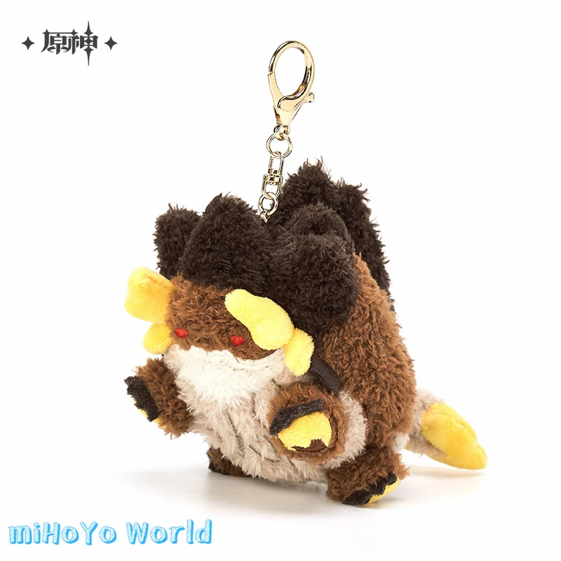 Mihoyo Officiële Pluizige Genshin Impact Plushie Azhdaha Sleutelhanger Opknoping Decoratie Zachte Leuke Zhongli Draak Pluche Pop Hanger