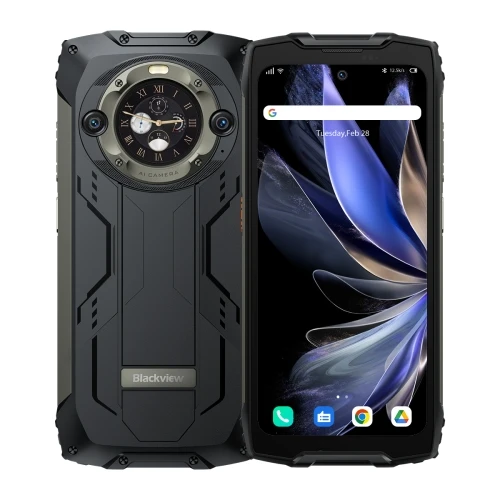 Blackview BV9300 Pro Rugged Phone 12GB+256GB 6.7'' + 1.32'' Dual Display 64MP Android 13 MediaTek Helio G99 4G NFC Smartphone