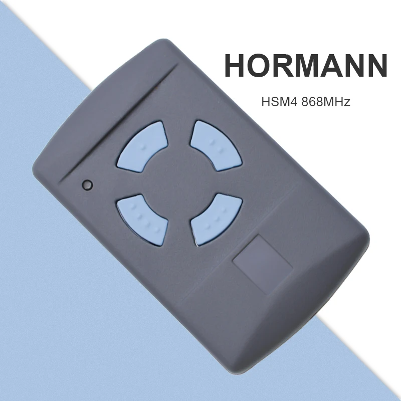 

Newest Hormann 868mhz Remote Control 4 Blue Buttons HORMANN HS1 HS2 HSE4 HSM2 HSM4 HSE2 868 Garage Door Command Gate Opener