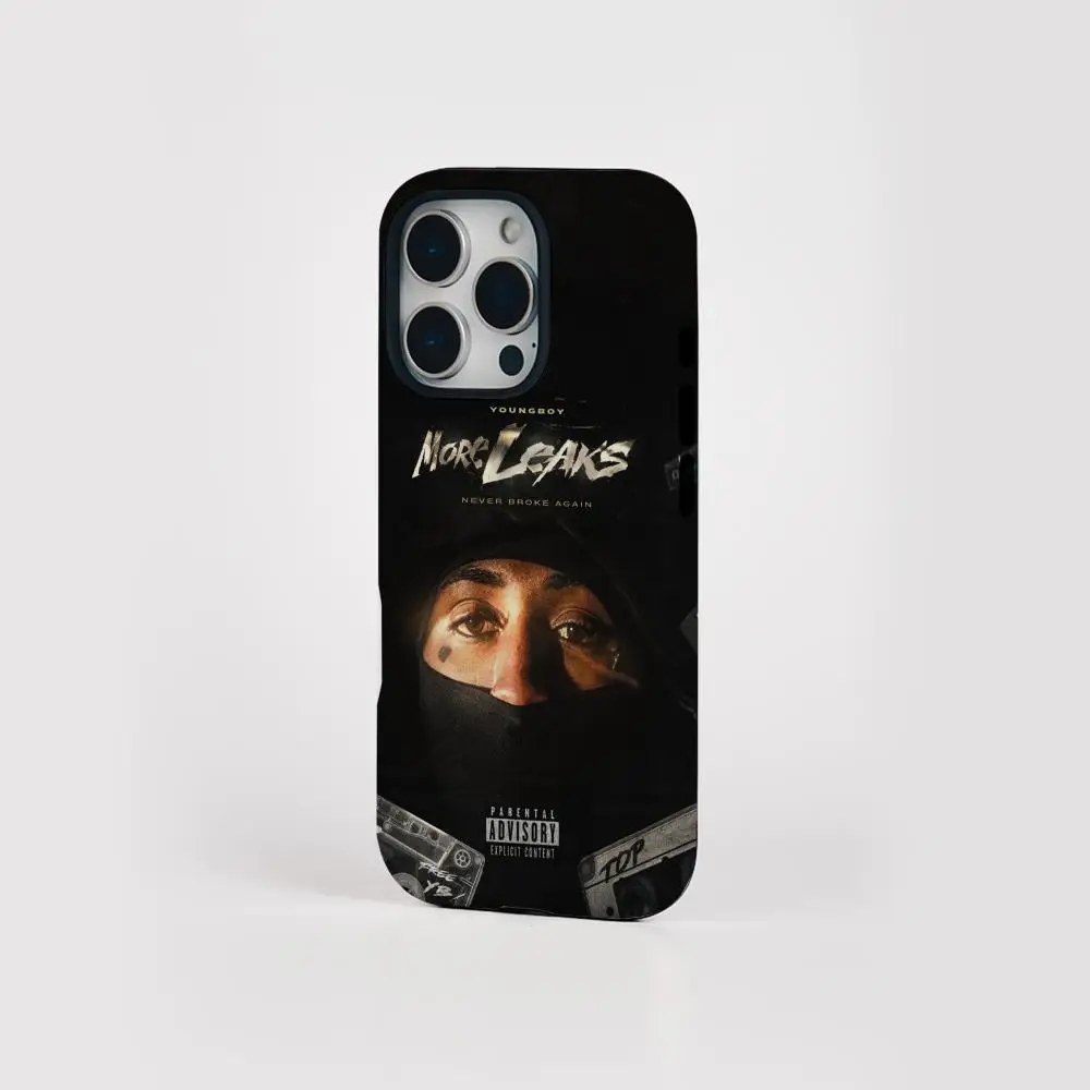 حافظة هاتف لهاتف آيفون 17 16 15 14 13 12 Pro Max Plus لامعة عالية الدقة بطبقة مزدوجة غلاف صلب سائل YoungBoys