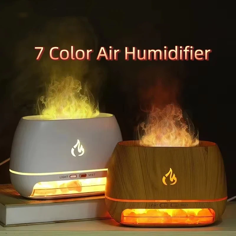 

Гималайский кристалл, соль, камень, аромат, увлажнители воздуха, 3D пламя, огонь, красочный ночник, ароматерапия, диффузор эфирного масла, новый