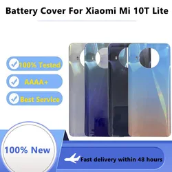 Back Housing For Xiaomi Mi 10T Lite 5G Back Glass Battery Cover Rear Housing Door Case For xiaomi Mi10T Lite Battery Cover