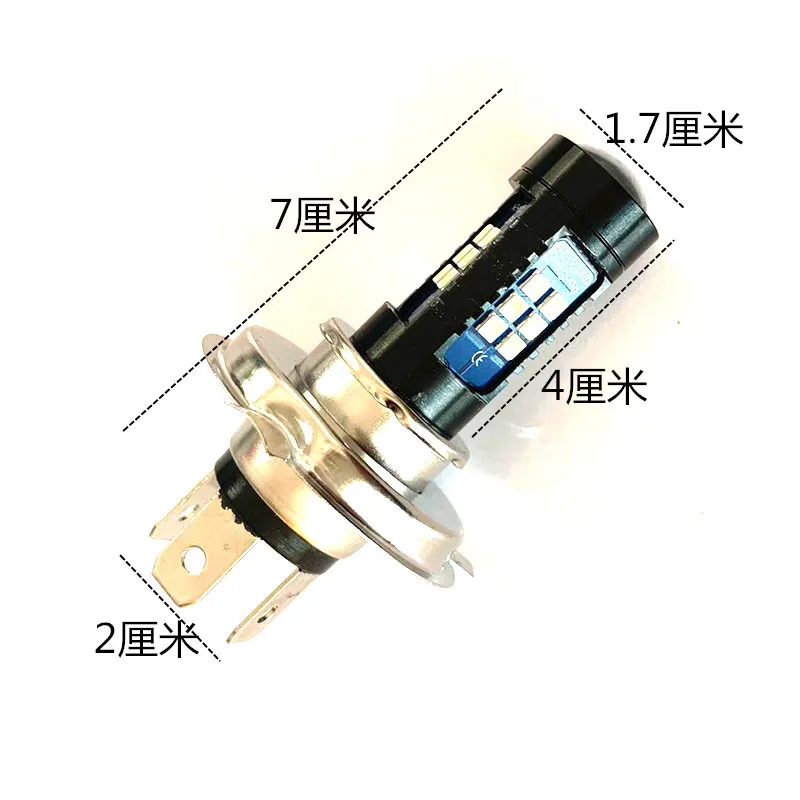 2Pcs H4 H7 LED Car Large Truck Motorcycle Fog Light  Headlight Bulbs Auto Driving Headlamp Lamps 6000K 12V 24V White - view 2