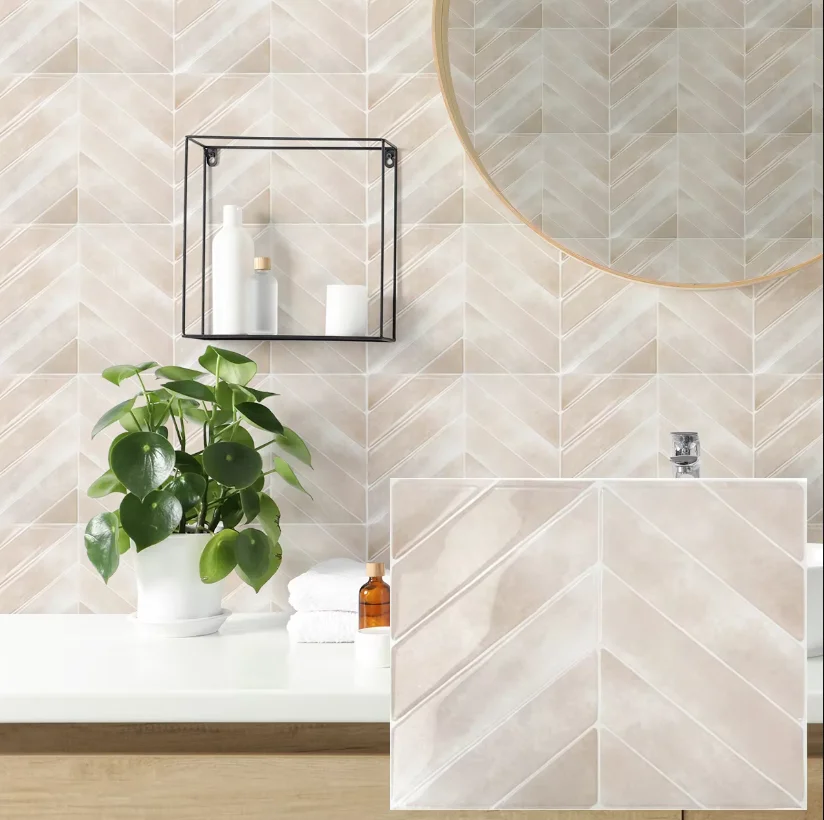 3D self-adhesive wall stickers, waterproof and easy to clean, suitable for kitchen, bathroom, living room, dining room, etc.