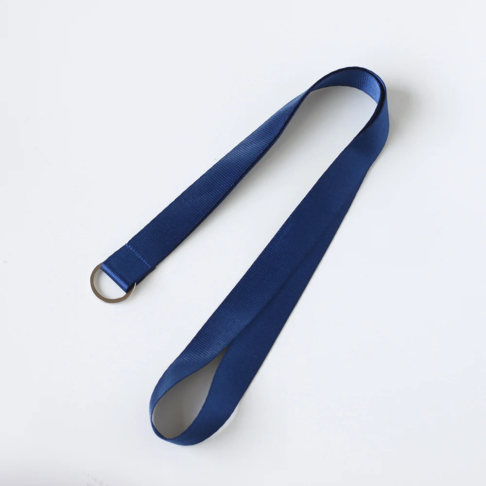 

Безопасный подвесной шейный ремешок, шнурок, длинный нейлоновый шнур с круглым железным кольцом, зажим для идентификационных карт, знаков, ключей