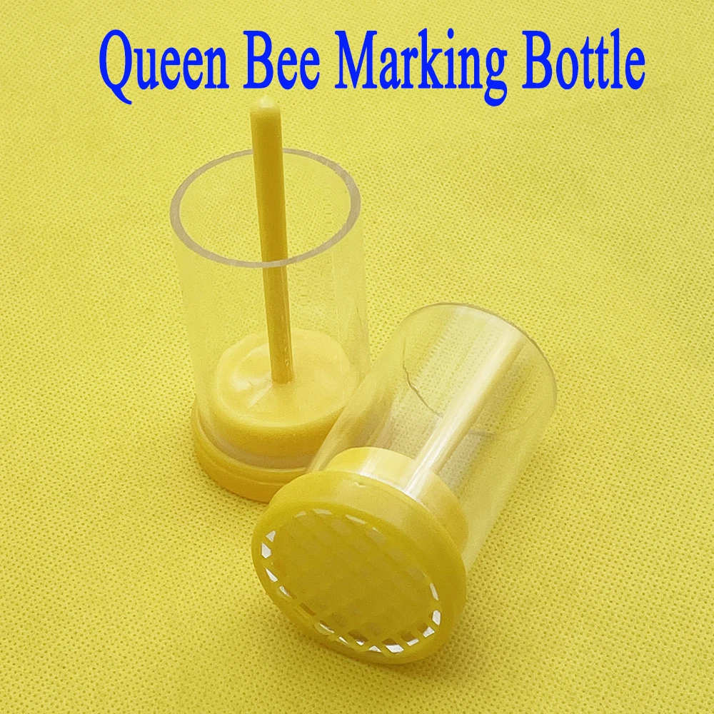 

Wholesale Beekeeping Queen Bee Marker Bottle Plastic Push Recognition Virgin Marking Identification Fix Box Tool Farm Supplies