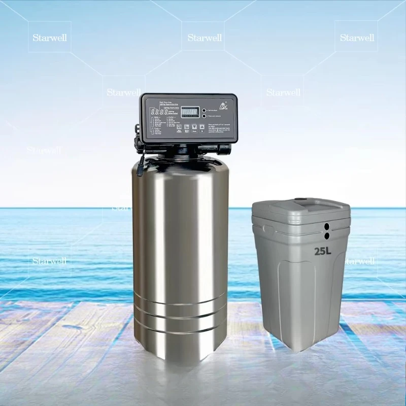 

Household and commercial maintenance-free electric stainless steel water softeners
