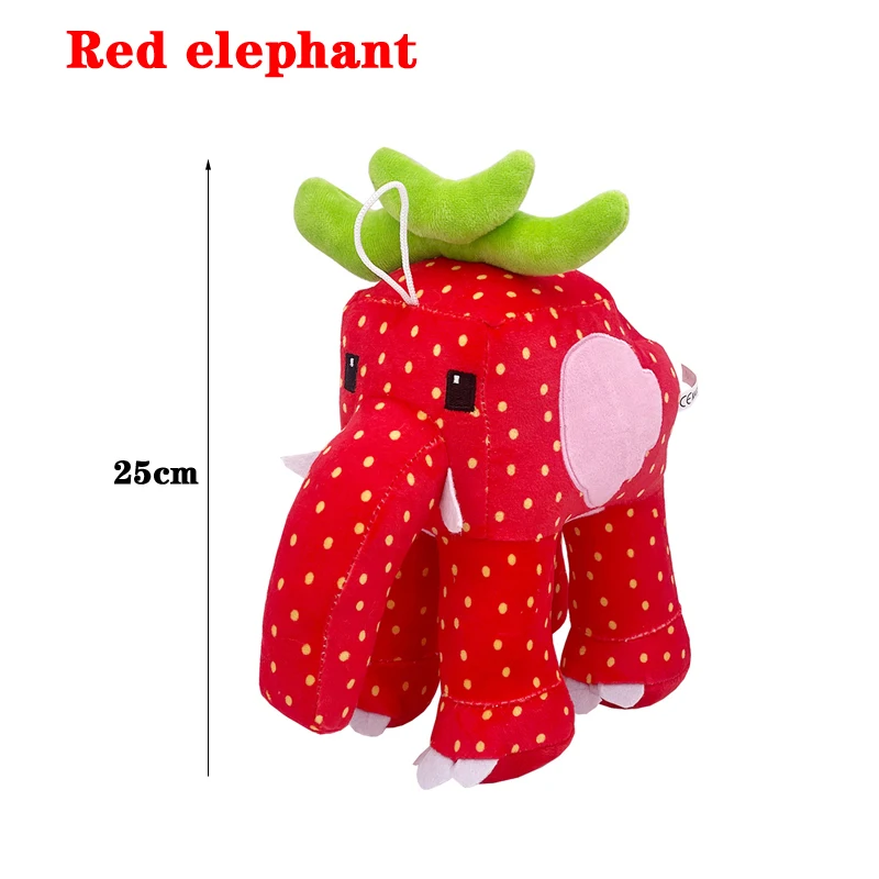 Animale divertente Milo Pinguino blu Rosso fragola Elefante Gioco anime 99 notti nella foresta Giocattoli di peluche Bella bambola di pezza di peluche