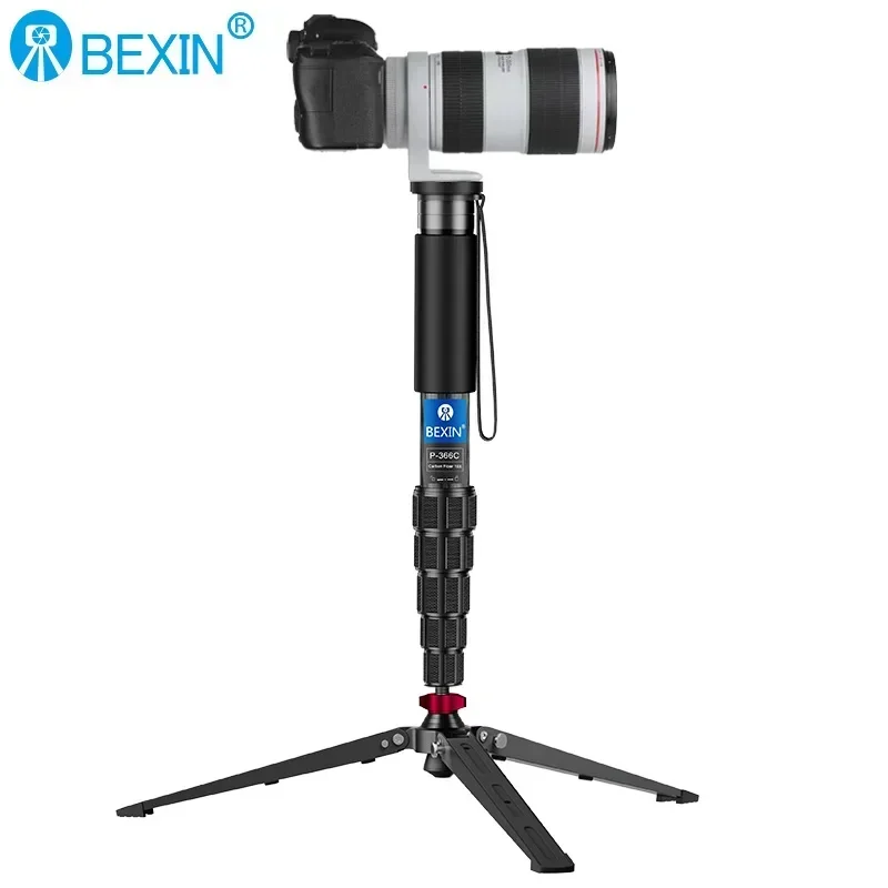 Monopod z kamerą z włókna węglowego strzelanie podróżne monopod telefon komórkowy uchwyt do selfie na żywo chowany przenośny monopod interfejs 1/4