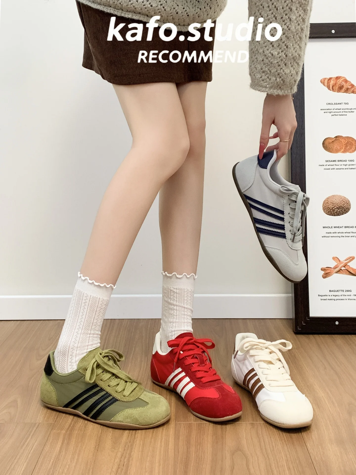 retro-flat-bottom-de-xin-shoes-women's-spring-summer-new-green-soft-bottom-sports-casual-ballet-style-agan-shoes