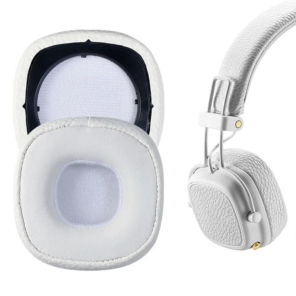 1 คู่อุปกรณ์เสริมแถบคาดศีรษะโฟมเปลี่ยนเบาะรองนั่ง Ear Pads สําหรับ Mar-shall Major 3/Major III