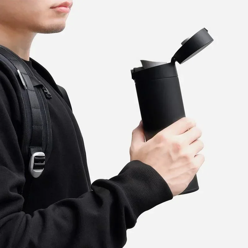 Termos Xiaomi Mijia 2 ze stali nierdzewnej, próżniowy, pojemność 480 ml, przenośny kubek na wodę, izolacja termiczna, blokada na zimno, elastyczny przełącznik. — zdjęcie produktu 5