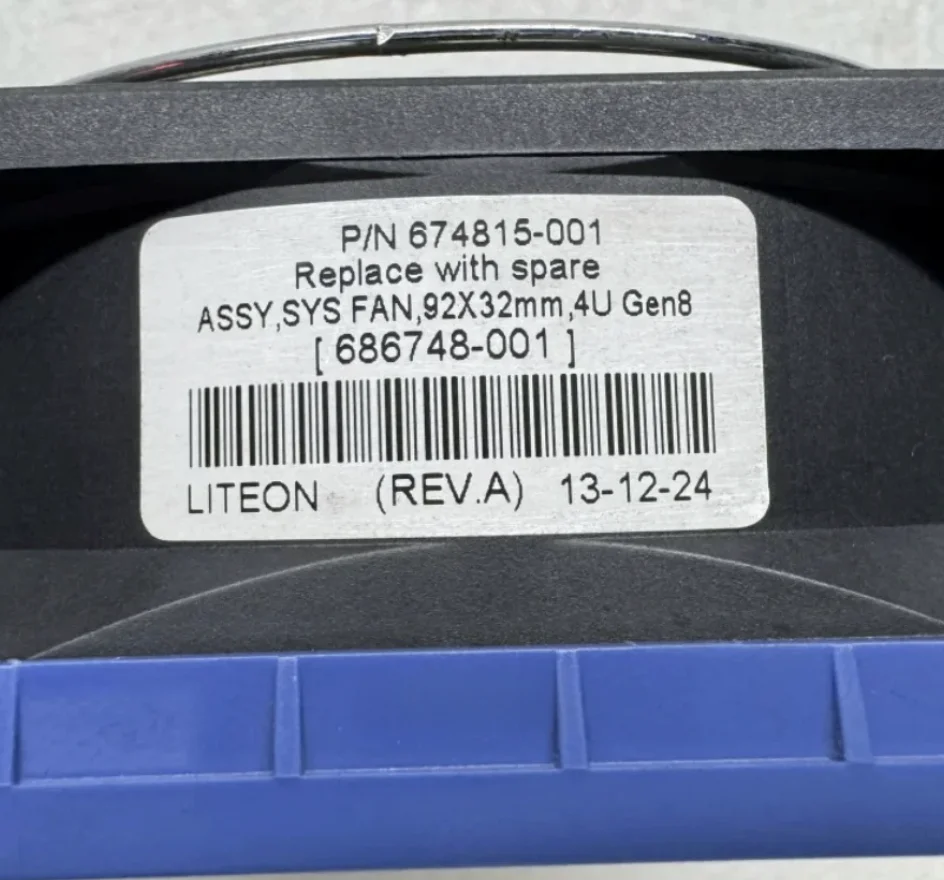 For HP Proliant ML310E Gen8 AFC0912DF 4U 674815-001 686748-001 Cooling Fan  92mmX32mm