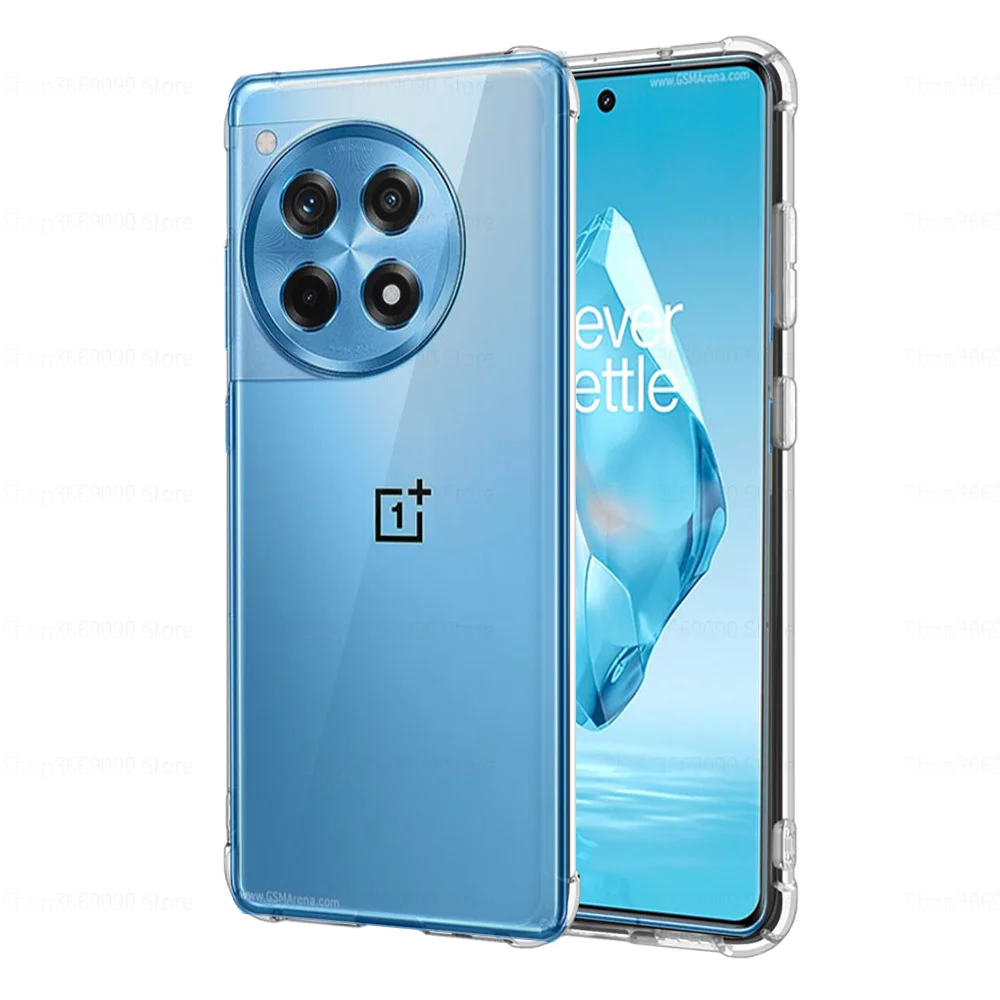 One Plus 12R case clear shockproof soft silicone phone cover For OnePlus 12R 12 R R12 OnePlus12 5G back shell coques 6.78inches