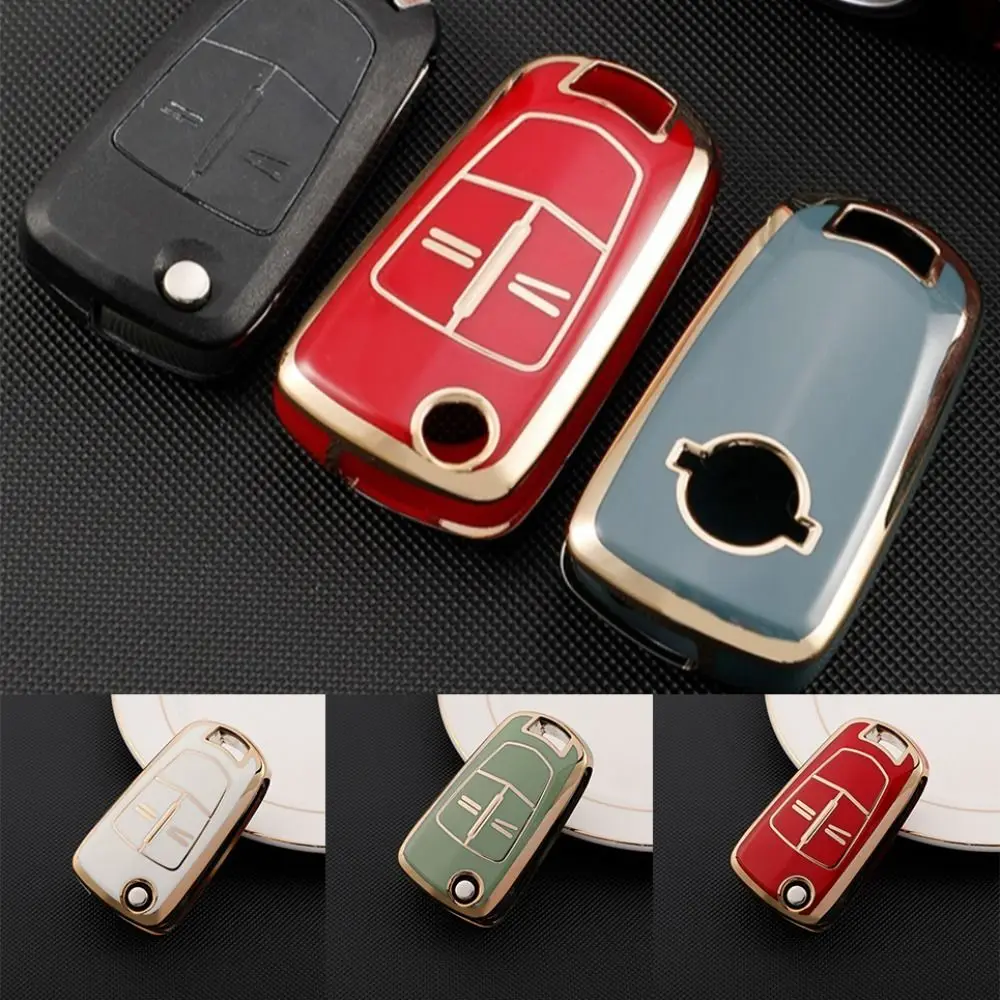 TPU Car Key Case Full Protection Key Protector Flip Fob Shell for Vauxhall/Opel/Astra J/ Corsa D/Insignia/Vectra C/Zafira/Signum