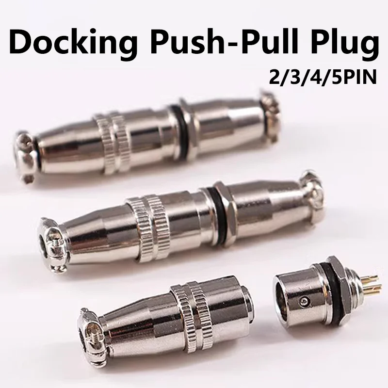 

5/20PCS XS8 XS9 XS10 Docking type Aviation connector quick connector Gold plated contact Male and Female plug 2 3 4 5 PIN