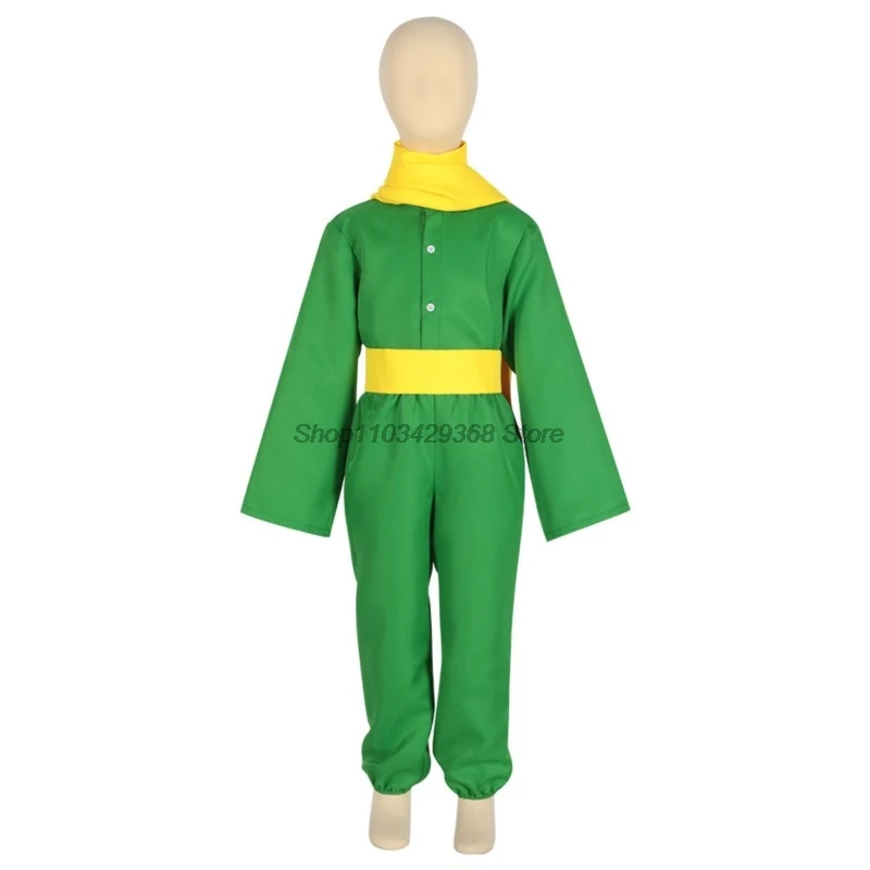 Anime The Little Small Prince Green Cosplay Costume parrucca Halloween Carnival outfit adulti bambini ragazzi nuovo regalo di compleanno di carnevale