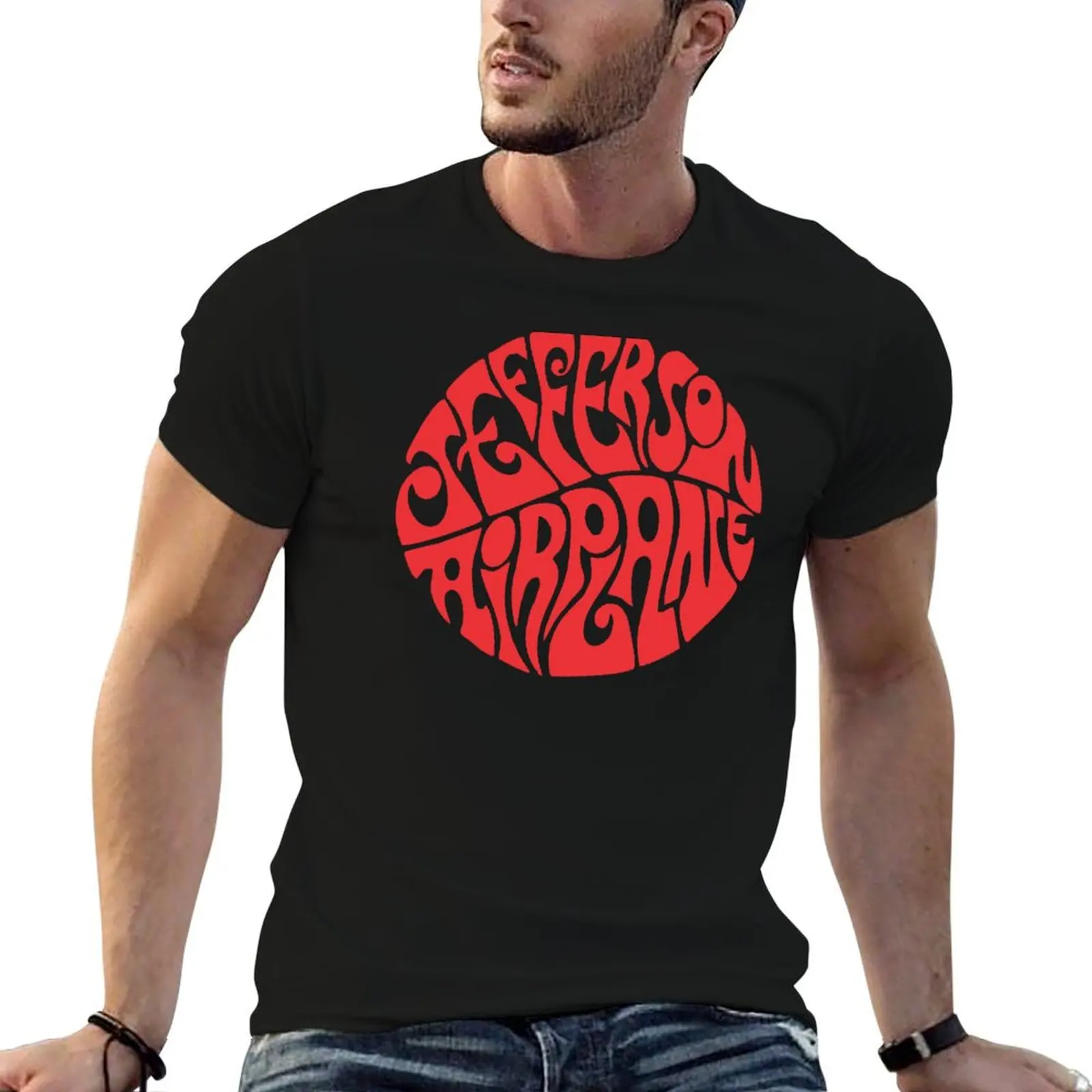 

Jefferson's Airplane T-Shirt graphic tee shirt sweat customs design your own quick drying men tshirt