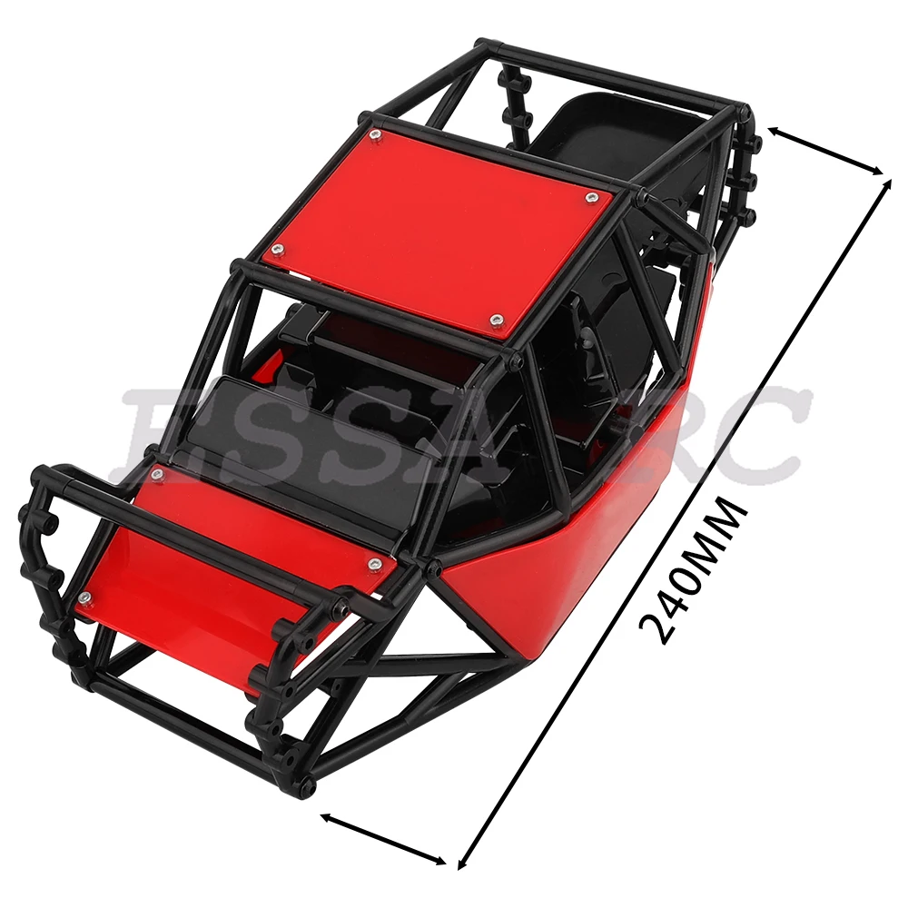 1PC Nylon Rock Buggy Body Shell Chassis Kit for 1/10 RC Crawler Car Axial SCX10 II 90046 UTB10 Capra