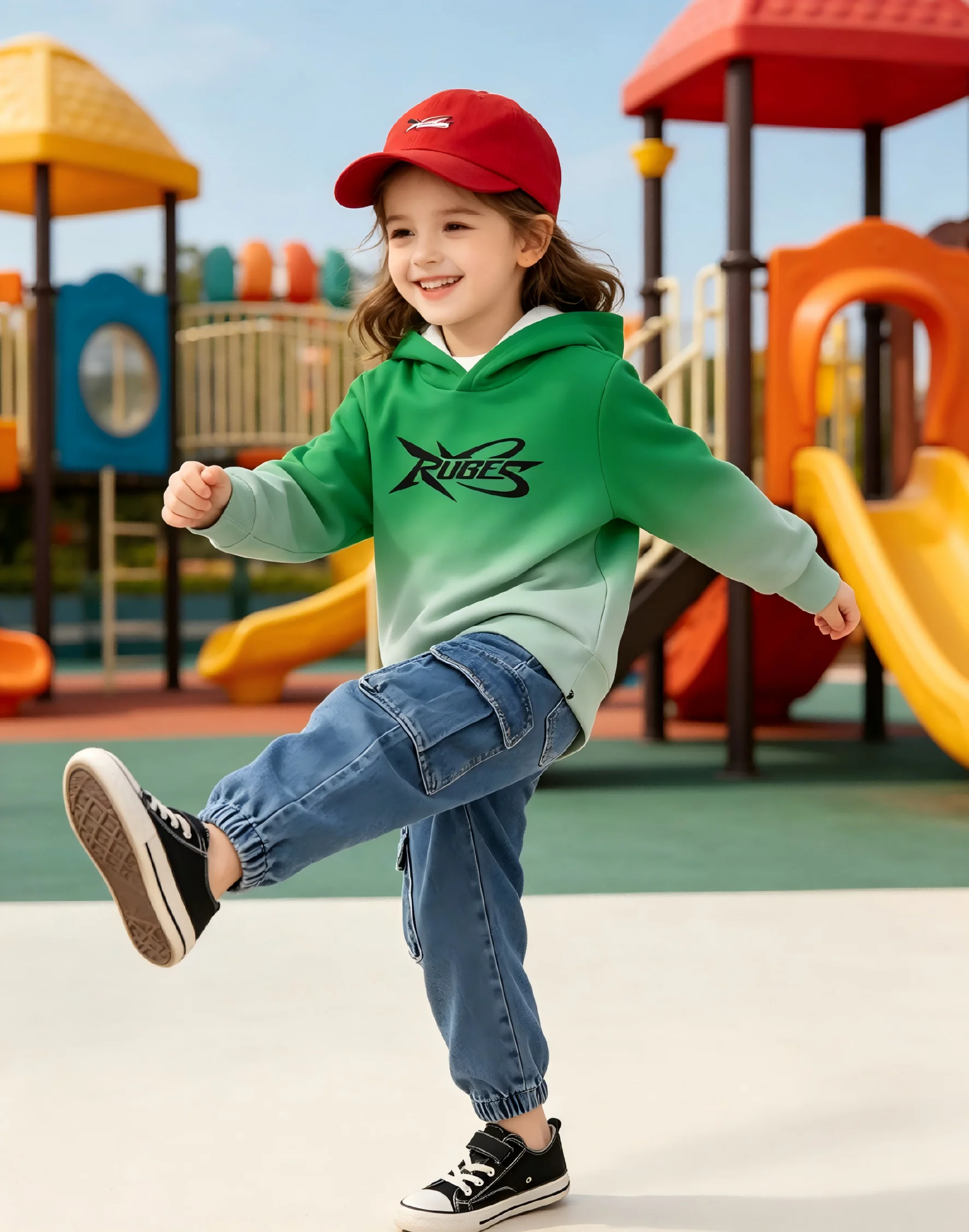 Toddler Hooded Sweatshirt Soft Breathable Kids Hoodie for Boys Girls Casual Daily Wear for Spring Autumn Winter