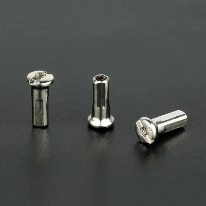 50PCS Brass Spoke Nipple 14G 13G 12G Mountain Road Bicycles Wheel E-bike Scooter