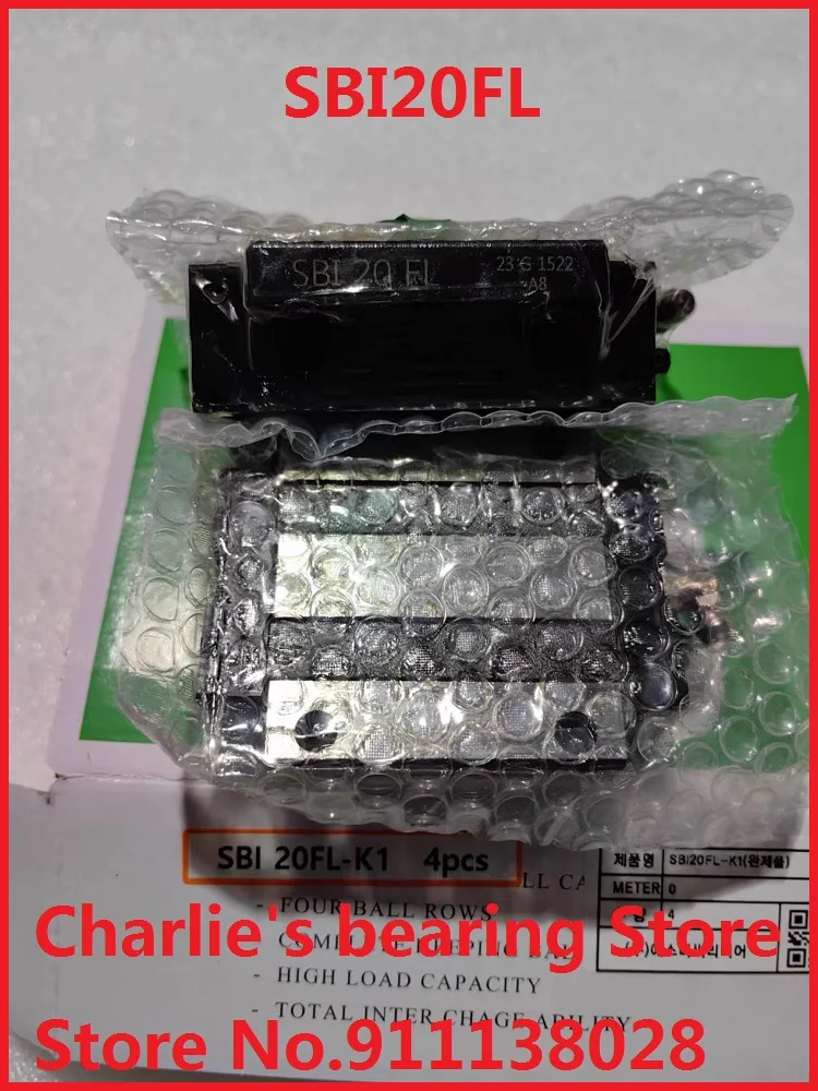 10pcs 100% brand new original genuine Korea SBC linear guide slider SBI20FL-C-K1 bearing carriage