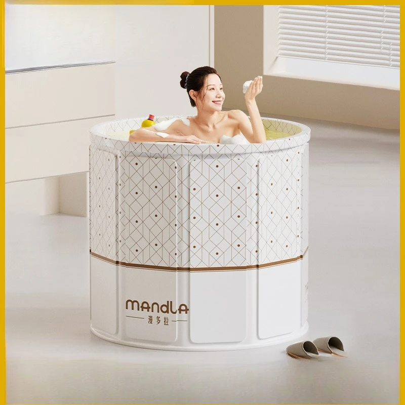 

Складная ванна из ПВХ без установки, утолщенная, с деревянными панелями, для взрослых, портативная, быстроразборная, для детей, с изоляцией