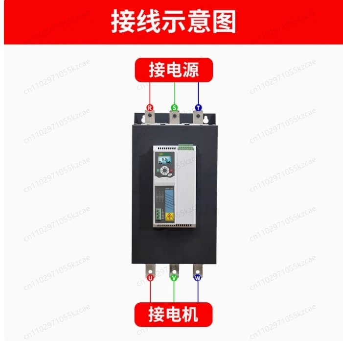 5.5KW 7.5KW 380V Three Phase Motor Soft Starter for Fan Pump Conveyor & Reducer