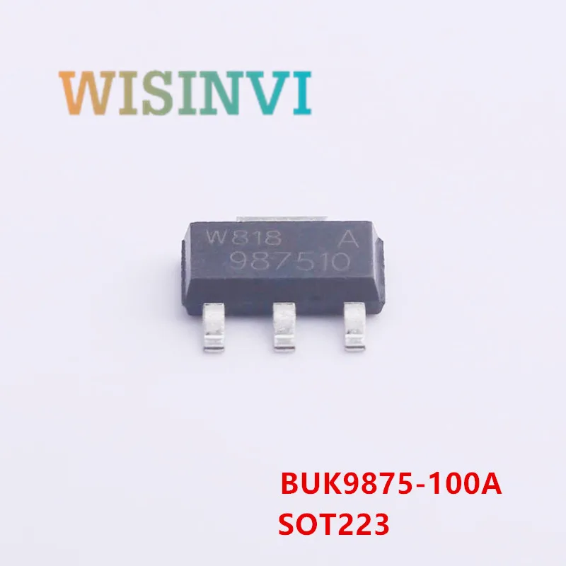 

10PCS BUK9875-100A BUK9875 marking 987510 SOT-223 MOSFET N-CH channel 100V 7A