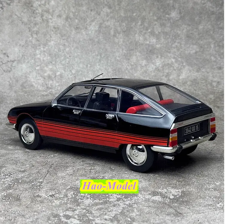 NOREV 1:18 For Citroen GS 1978 Alloy Diecast Model Car Boys Toys Kids Gifts Hobby Display Ornaments Collection Black red