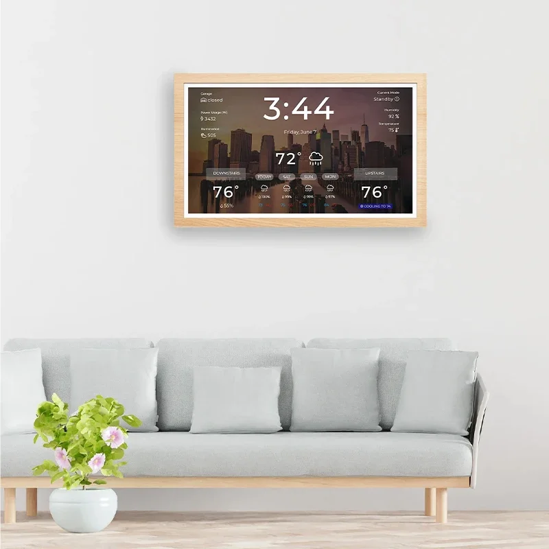 2025 Wall Mount Screen Smart Digital Mount Interactive Display Touch Android Tablet Portable Tablet for Family Calendar