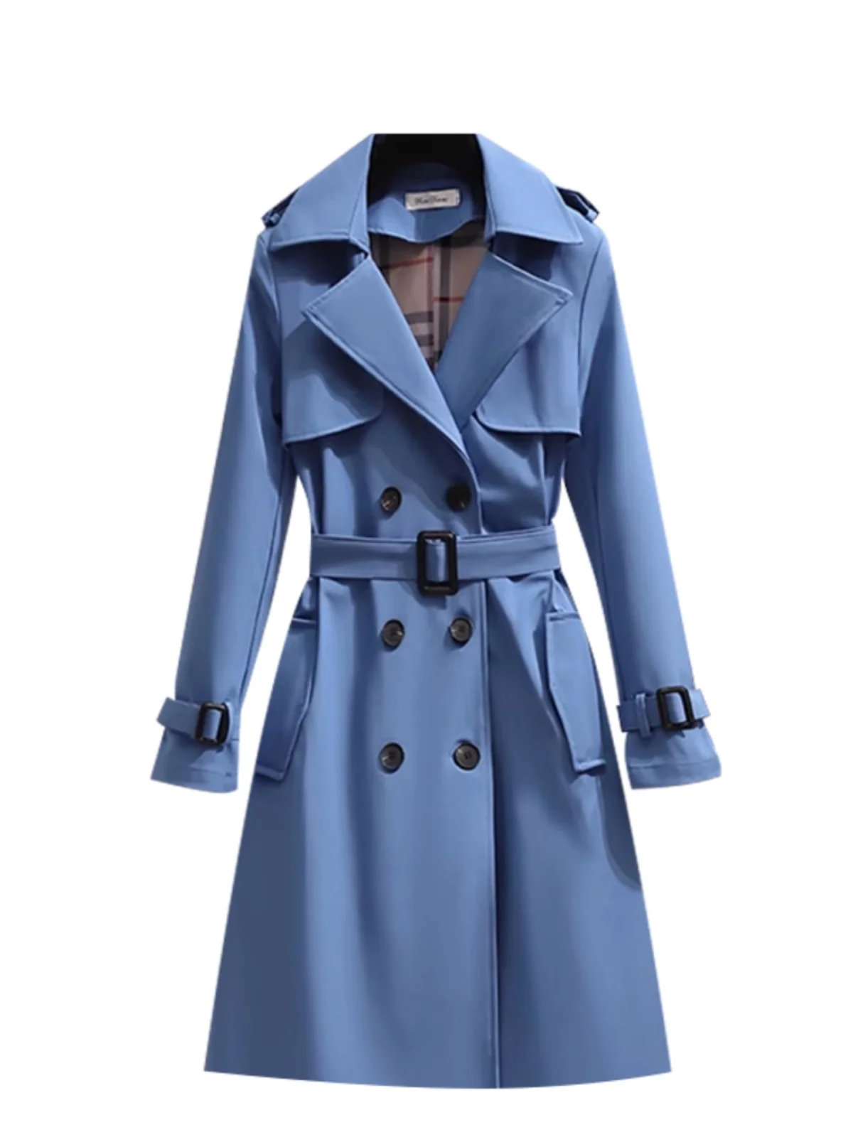 

Ladies Coats For Winter Gothic Trench Coat Layer Piece Dark Academia Aesthetic Longline Light V-Neck Leopard Pattern Big