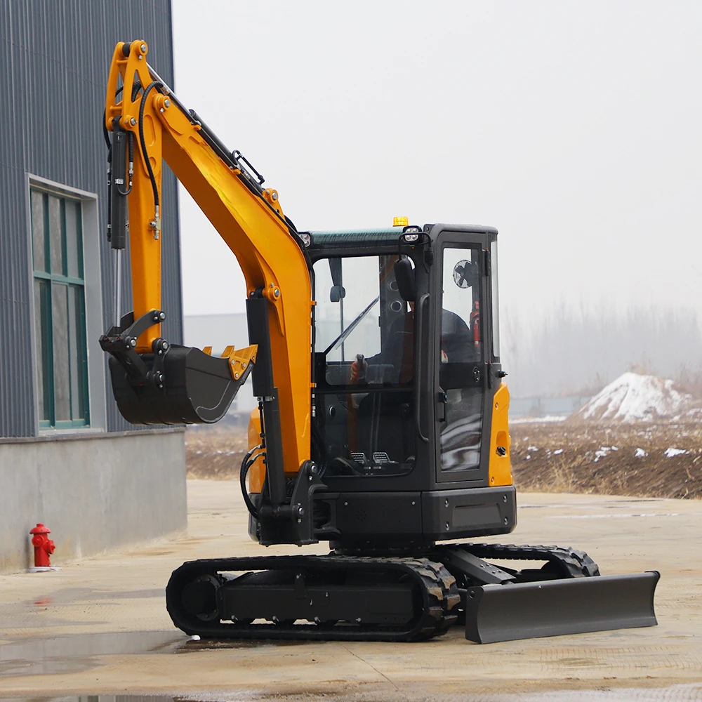 Mini Excavator EPA Euro 5 Kubota Farm Digger Engine  Chinese Mini Excavator