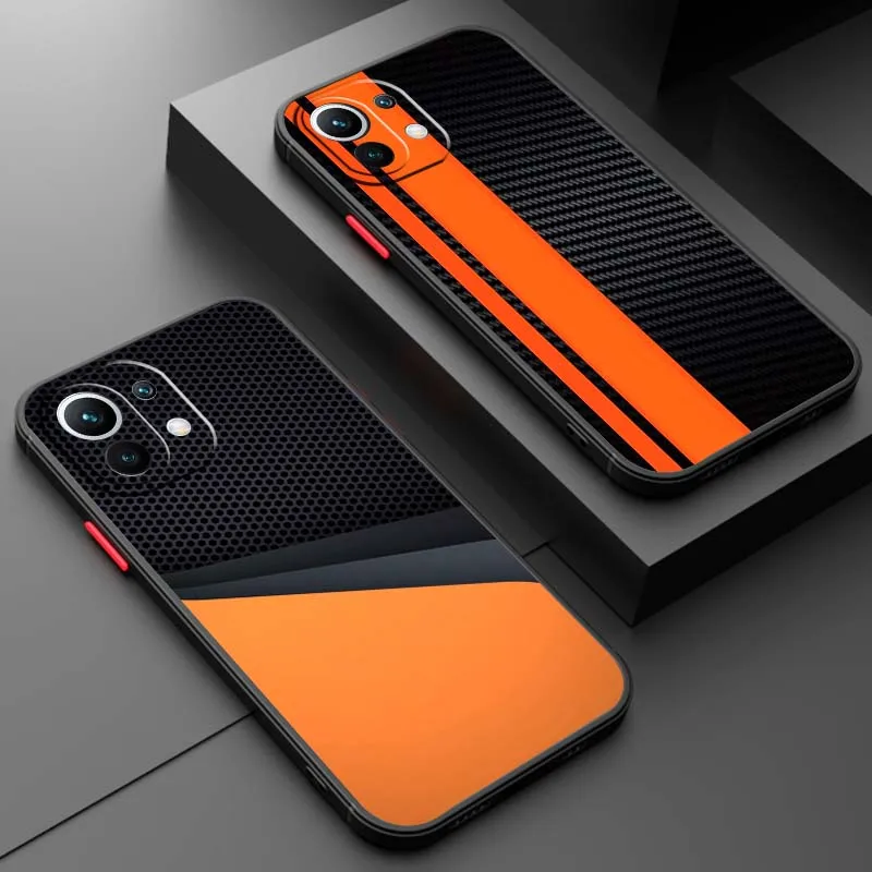 

Carbon fiber art pattern Phone Case For Xiaomi 15T 14T 13T 13 12T 12 12S 11T 11 11i 10 10T Ultra Pro Lite Frosted Translucent
