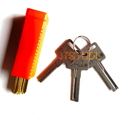 2022 3pcs/lot AB lock strong power key with 100pcs Tin Foil Tools