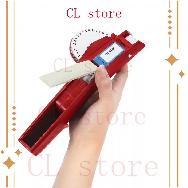 

Оригинальная ручная этикетировочная машина, этикетировочная машина, резак для ленты «сделай сам», принтер для этикеток, машина Dum, пишущая машинка для плитки с матрицей