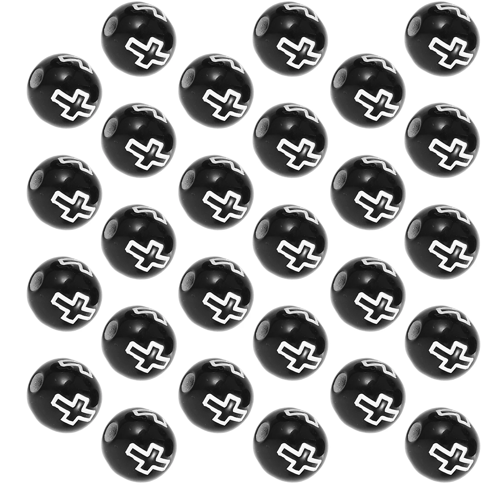 

500Pcs Acrylic Beads Cross Pattern DIY Loose Beads Bracelet Necklace Jewelry Making Accessories DIY Crafts Accessories