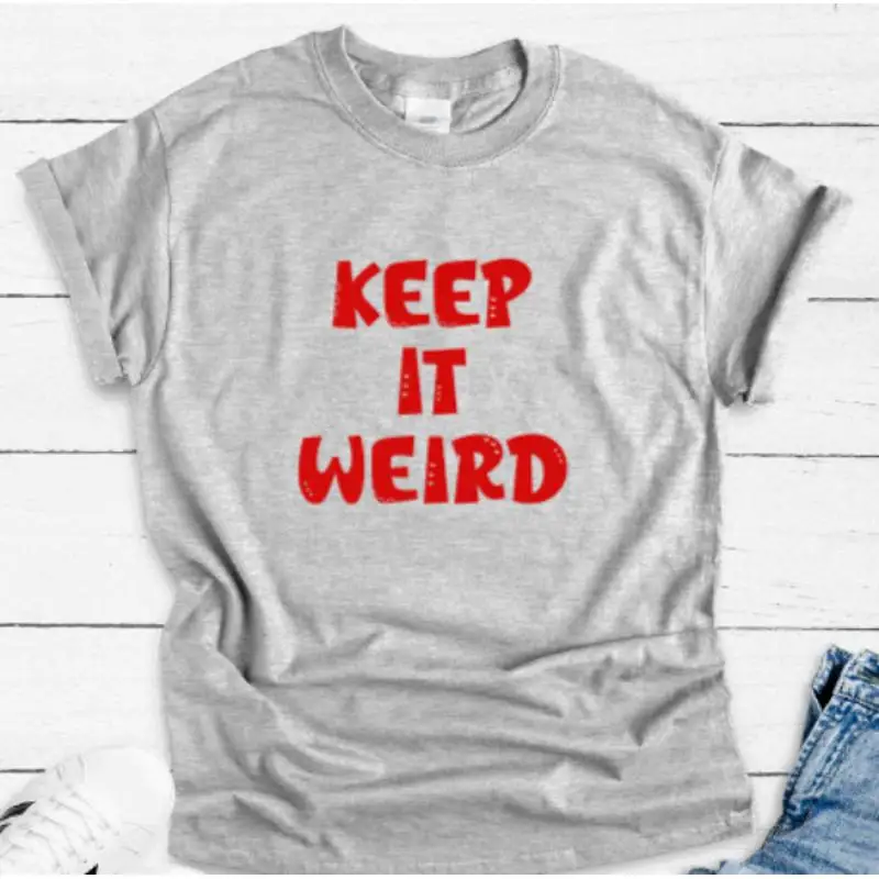 

Серая футболка Keep It Weird