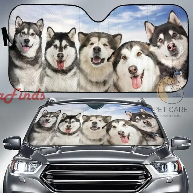 Alaskan Malamute Auto Sun Shade Amazing Best Gift Ideas 2022