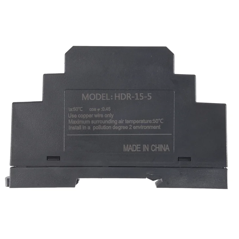 ALIM-100-240V AC 50/60Hz a 5V DC 3A 15W Trasformatore su guida DIN con ingresso per alimentatore per automazione industriale domestica