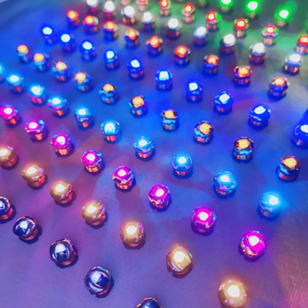Imagem -02 - Led Receber Luz Lâmpada de Fonte de Alimentação sem Fio para Carregamento Transmissor Bobina Indução Faça Você Mesmo Luzes Decorativas Brinquedos Modelo 5x mm