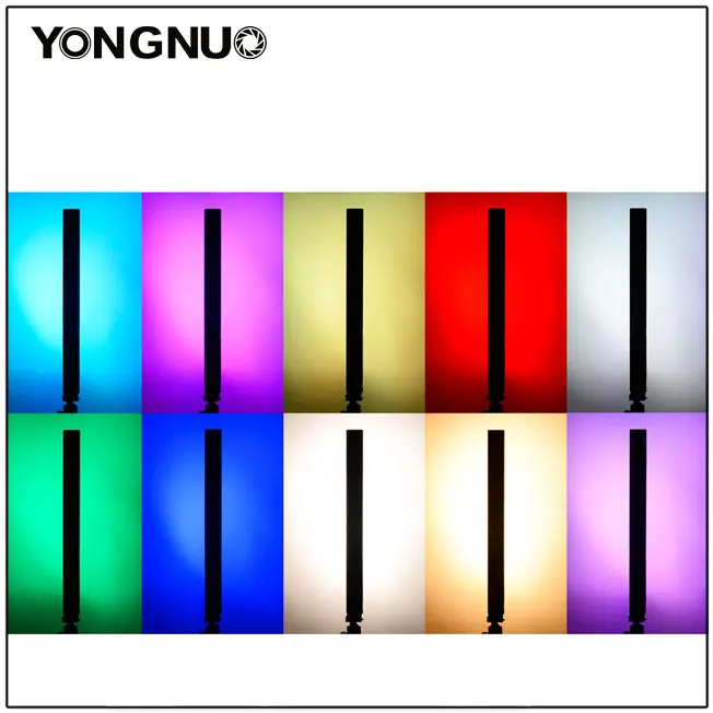 Yongnuo YN360 III YN360III Handheld 3200K-5500K RGB Colorful Ice Stick Tube LED Video Light Touch Adjusting Controlled App