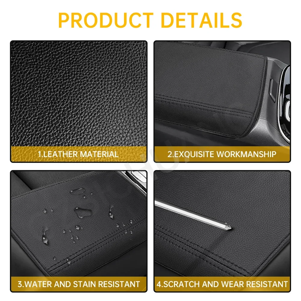 For Hyundai Tucson NX4 2022 2023 Car Center Console Armrest Cover Leather Armrest Box Cover Interior Accessories Car Supplies