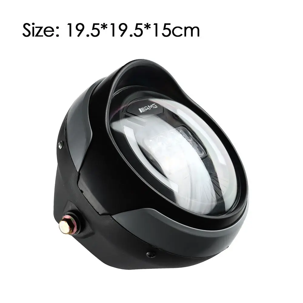 48V-60V Electric Tricycle Parts E-bike Headlight LED Lamp Lighting  3 Wires Easy Connector Retrofitting Accessories Waterproof