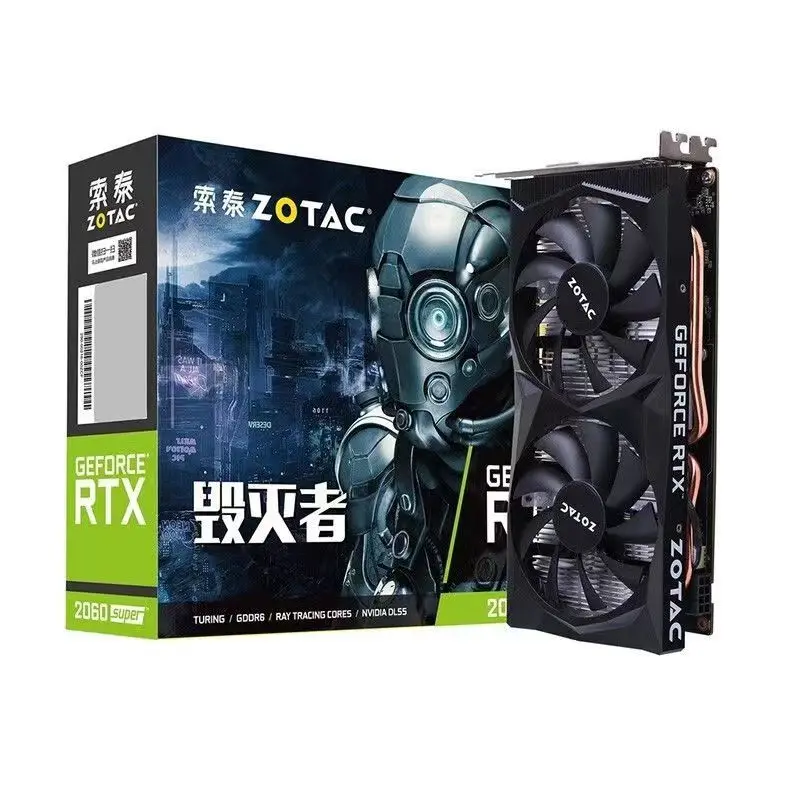 100% New ZOTAC GeForce GTX 2060Super GDDR6  Graphic Cards GPU Map For NVIDIA GTX2060S 8GB GDDR6  Video Card GAMING