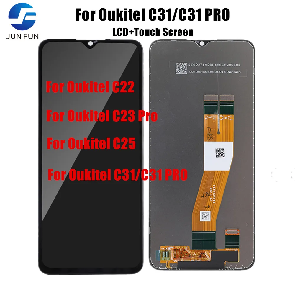 

Mobile LCD Display For Oukitel C22 C23 pro C25 C31 PRO LCD Display With Touch Screen Digitizer Panel Glass Lens Sensor