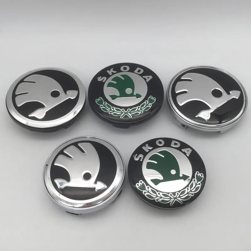 4pcs 3D 56mm 60mm 65mm 68mm black/green For Car emblem Wheel hub Center Cap Badge covers sticker Decals Styling accessories