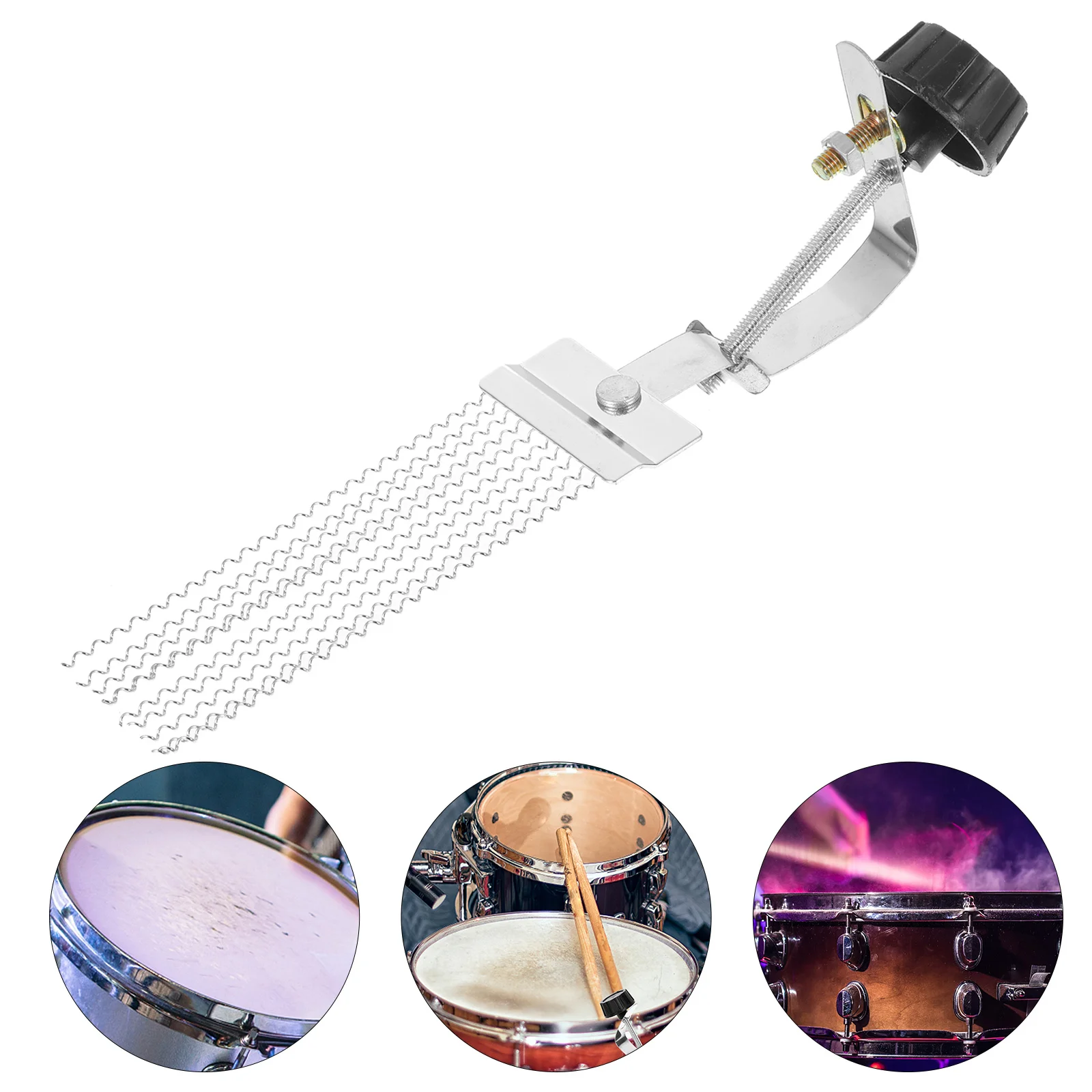 

2Pcs Snare Drum Wire Replacement Durable Metal Belt Anti-Buzz Snare String for Box Drum Children Percussion Accessories